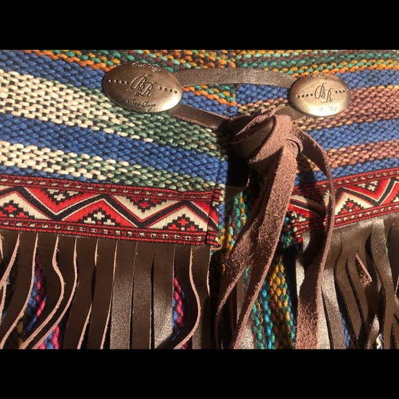 BR Boot Rugs with leather fringe western bohemian - Picture 5 of 5